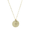 CZ Star Disc Necklace - Gold or Silver-Necklaces-Balara Jewelry