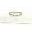 Full Eternity CZ Band Ring - Gold and Silver
