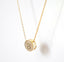 Small CZ Initial Letter Necklace (A-Z) - Gold or Silver