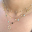 Multi Clover CZ Choker Necklace