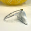 Heart CZ Bangle Bracelet - Silver and Gold