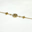CZ Design Clover Chain Bracelet - Gold
