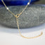 Tiny Freshwater Pearl or Turquoise Stone Choker - Gold or Silver