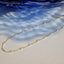 Tiny Freshwater Pearl or Turquoise Stone Choker - Gold or Silver
