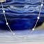 Tiny Freshwater Pearl or Turquoise Stone Choker - Gold or Silver