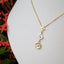Four Leaf Clover 3 Flower Necklace - Gold and Rose Gold