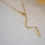 Four Leaf Clover 3 Flower Necklace - Gold and Rose Gold