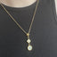 Four Leaf Clover 3 Flower Necklace - Gold and Rose Gold
