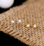 4 mm Mini Pearl Stud Earrings - Gold or Silver