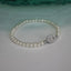 Freshwater Pearl Stretch Bracelet With Religious CZ Charm - Gold or Silver