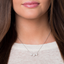 Triple CZ Heart Necklace - Gold or Silver