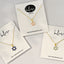 Enamel Jewish Star Necklace For Girls - Gold