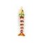 Lucky Fish Gemstone Necklace - Gold