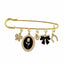 8 CM Plain Pin For Ladies - Gold