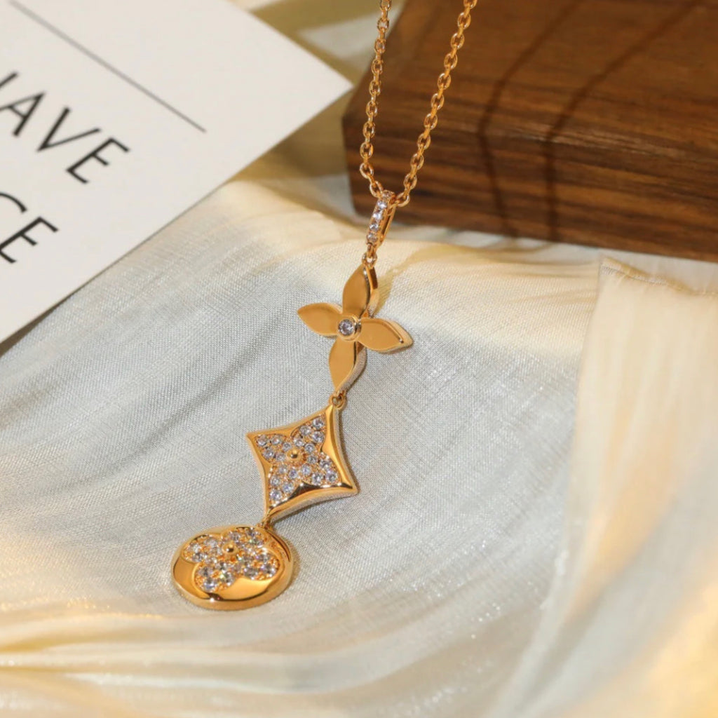 Louis Vuitton Dainty Pearl Pendant Necklace
