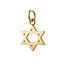 Protective Bracelet with Jewish Star, Hamsa and Chai Charms - Gold