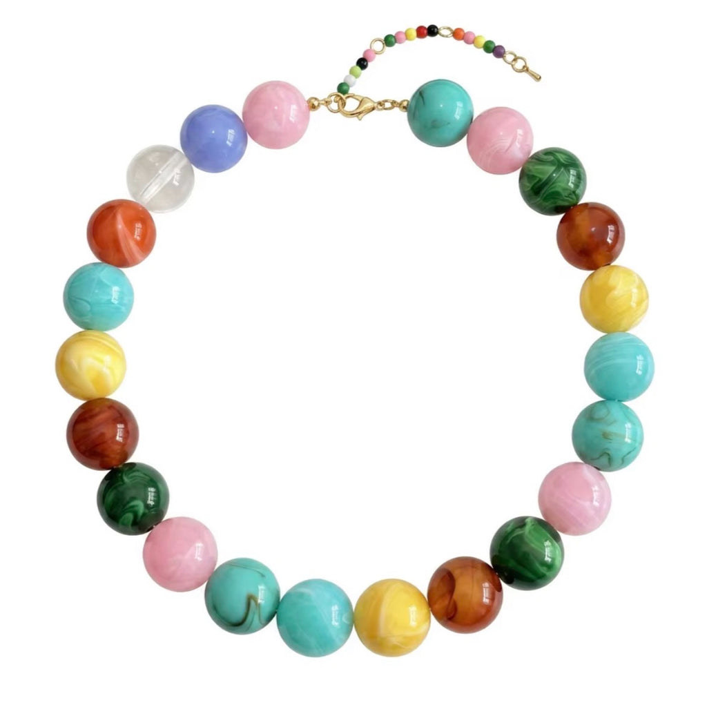 Bold Bead Statement Necklace