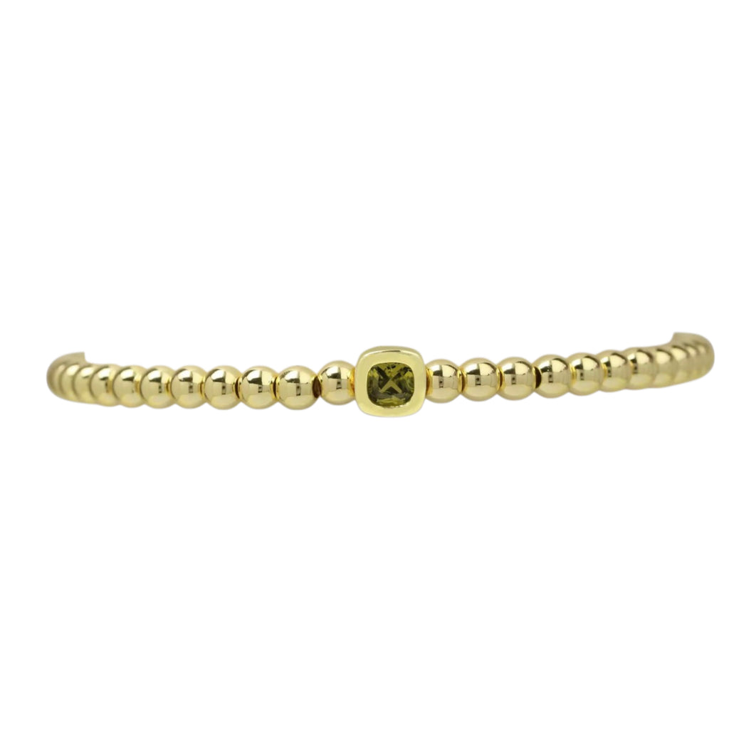 18K Gold Plated Birthstone Bracelet