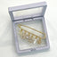 8 CM Pearl Jewish Bride Pin - Gold