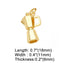 Coffee Maker Charm - Gold