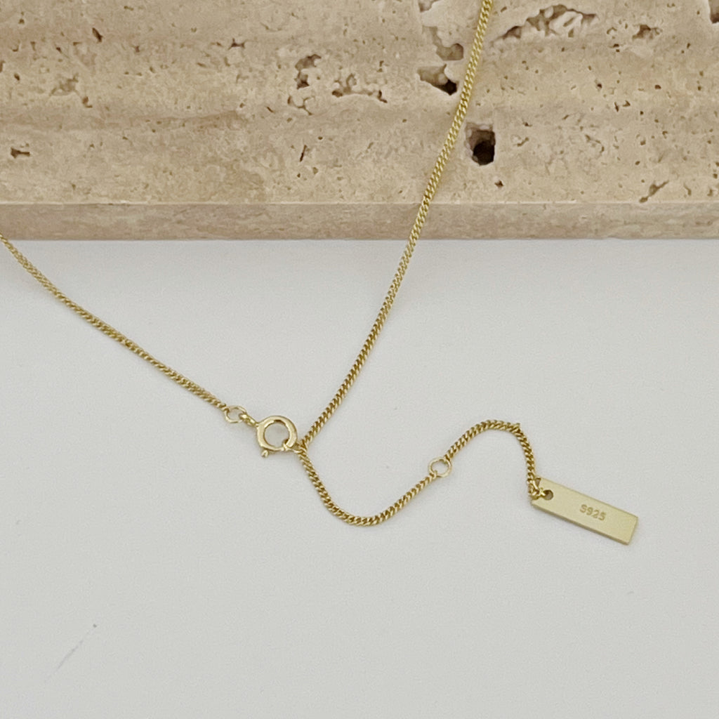 Sunlit Pearl Protection Necklace - Gold