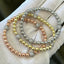 Tri-Tone Trio Stretch Bracelet Set - Gold, Rose Gold and Silver