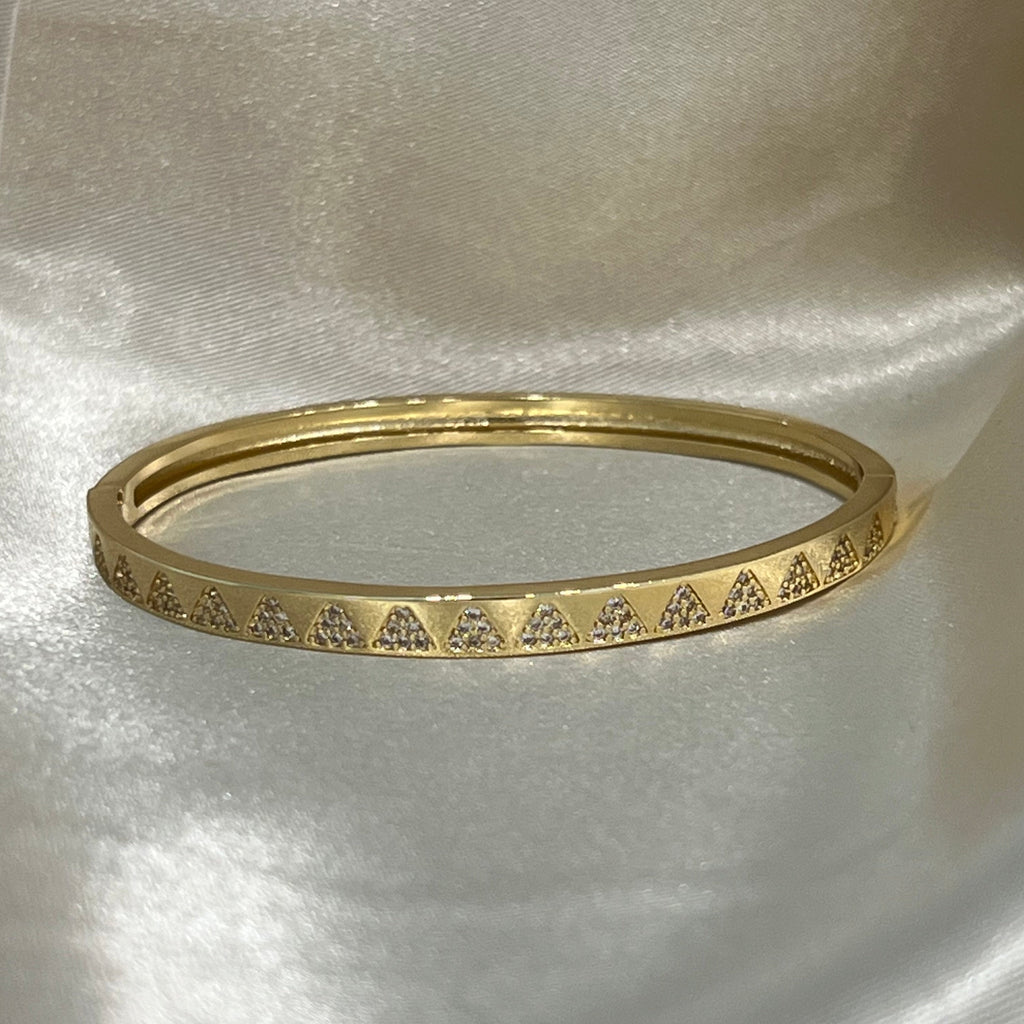 Stackable Gold Bangle