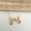 CZ Boy & Girl Pendant Necklace - Gold