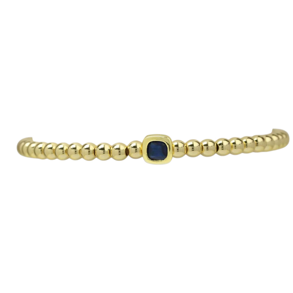 18K Gold Plated Birthstone Bracelet