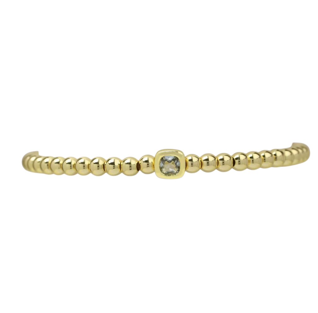 18K Gold Plated Birthstone Bracelet