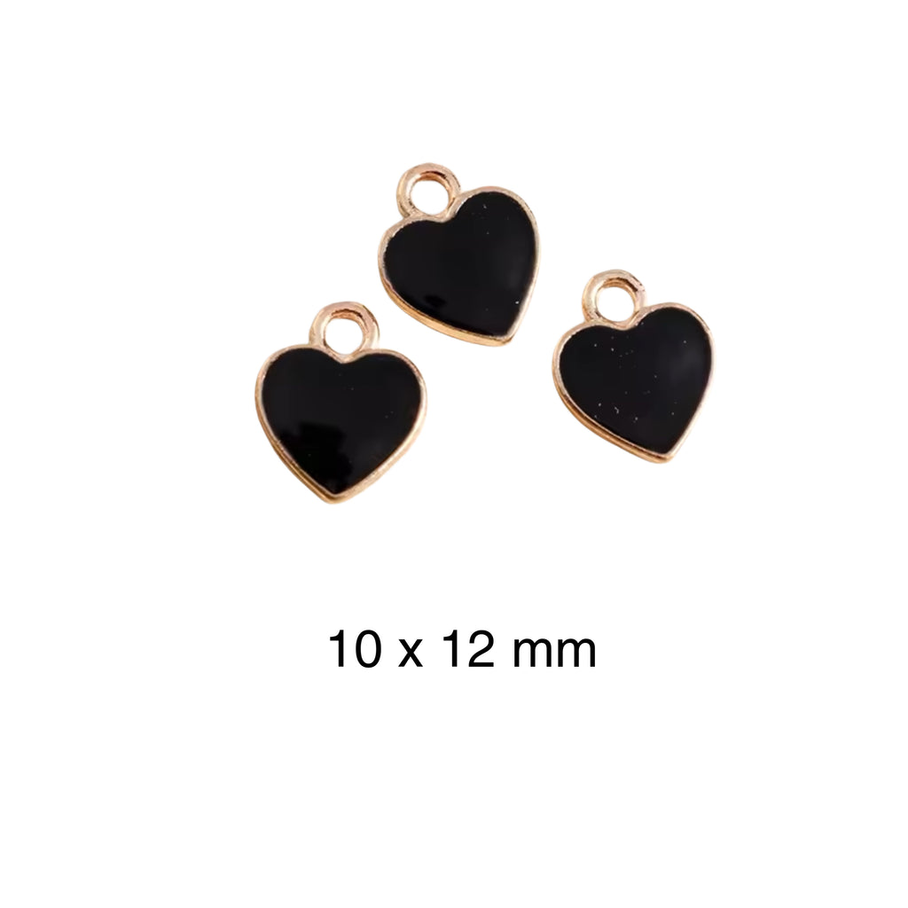 8 CM CZ Pin With Fashioned and Protection Charms - Gold