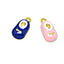 6.7 CM CZ Evil Eye Blue Pin For Babies - Gold