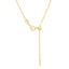 CZ Boy & Girl Pendant Necklace - Gold