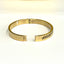 Men & Women 18K Gold Plated Inlaid Chain Bangle Bracelet.