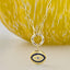 CZ Blue Evil Eye Pendant Paperclip Chain Necklace - Gold