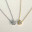 Mini CZ Clover Pendant Necklace - Gold or Silver