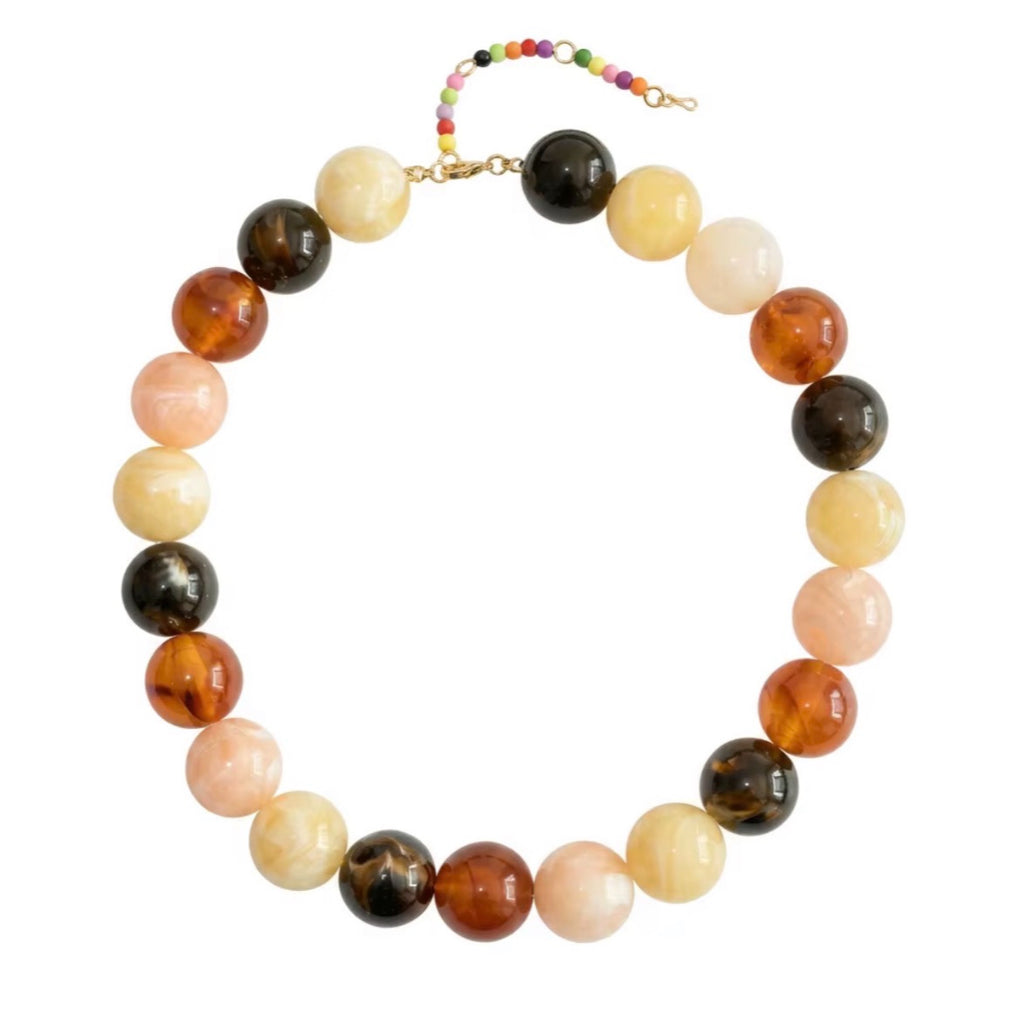 Bold Bead Statement Necklace