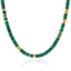 Lucky Fish Gemstone Necklace - Gold