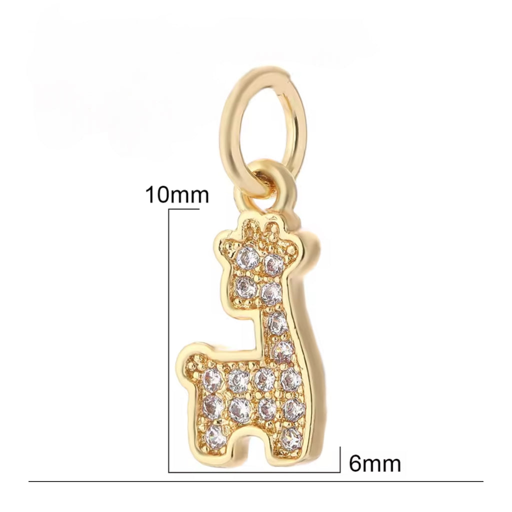 4 CM Blue Enamel Pin With CZ Happy Face Charm - Gold