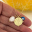 Sunlit Pearl Protection Necklace - Gold