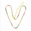 Sterling Silver 1.5 MM Multicolor Tennis Choker Necklace - Gold