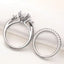 Wedding CZ Ring Set - Silver