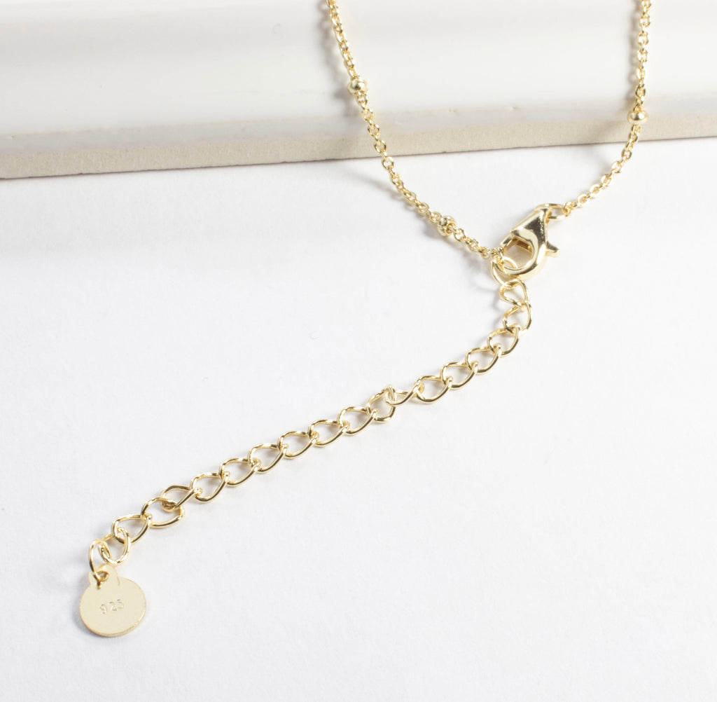 Moon & Sun Charms Necklace - Gold