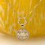 MOP - CZ Star of David/Push Front Clasp Necklace - Gold