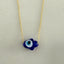 Ceramic Hamsa Necklace - Gold