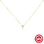 Mini CZ Clover Pendant Necklace - Gold or Silver