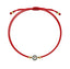 Red Cord CZ Evil Eye Bracelet