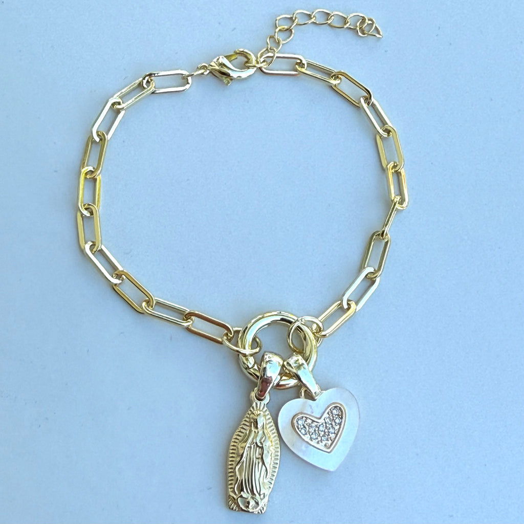 Sacred Love Bracelet - 14K Gold Plated