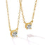 2.5 mm Delicate CZ Chocker Necklace - Gold