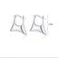 Sculpted Mini Hoop Earrings - Gold and Silver
